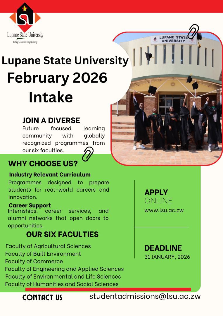 Lupane State University February 2026 Intake - Apply Online